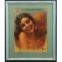Alfred Faino (1885 – 1944) Pastel. 63cm x 52cm. 