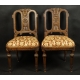 Dwa krzesła klasycystyczne. Koniec XVIIIw.