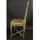  Krzesło  regencyjne, polichromowane.  (1715-1723).
