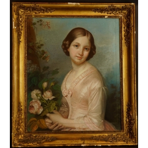 https://antyki-urbaniak.pl/3867-29130-thickbox/portrait-with-flowers-v-bertrand-pastel-early-19th-century.jpg