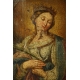 Matka Boska Dziewica. Renesans. XVIw. Olej na płótnie. 80,5cm x 71,5cm.