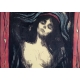 +MADONNA, Edvard Munch, litografia - plakat Galerie Berggruen, 1983 r.  