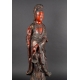 +GUANYIN, Chiny, dynastia Qing, XVII/XVIII w, drewno polichromowane. 