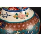 +WAZON cloisonné na ceramice, Totai-shippo, Japonia, era Meiji (1868-1912)