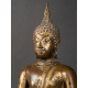 +BUDDA SIAKJAMUNI, brąz złocony, Tajlandia, Rattanakosin, XIX w. 