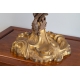 +LAMPA ZE SMOKIEM, brąz złocony, chinoiserie, Francja, XIX w.  