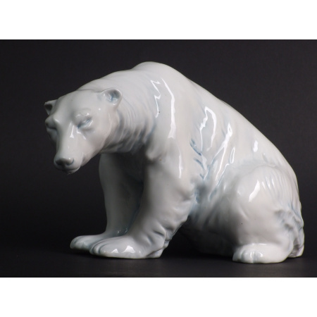POLAR BEAR, porcelain, 1st half of 20th century