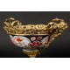 +PATERKA IMARI, porcelana, brąz złocony, Japonia XVIII, Francja XIX w.   