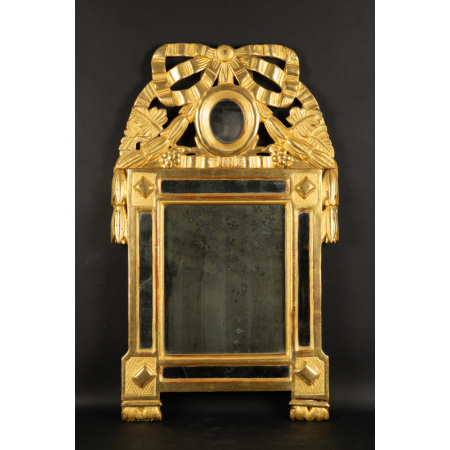 +Gilt mirror, Louis XVI, France, late 18th century